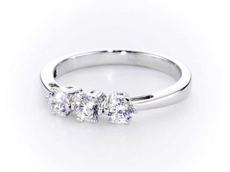 Three Stone Diamond Ring CGHK03830